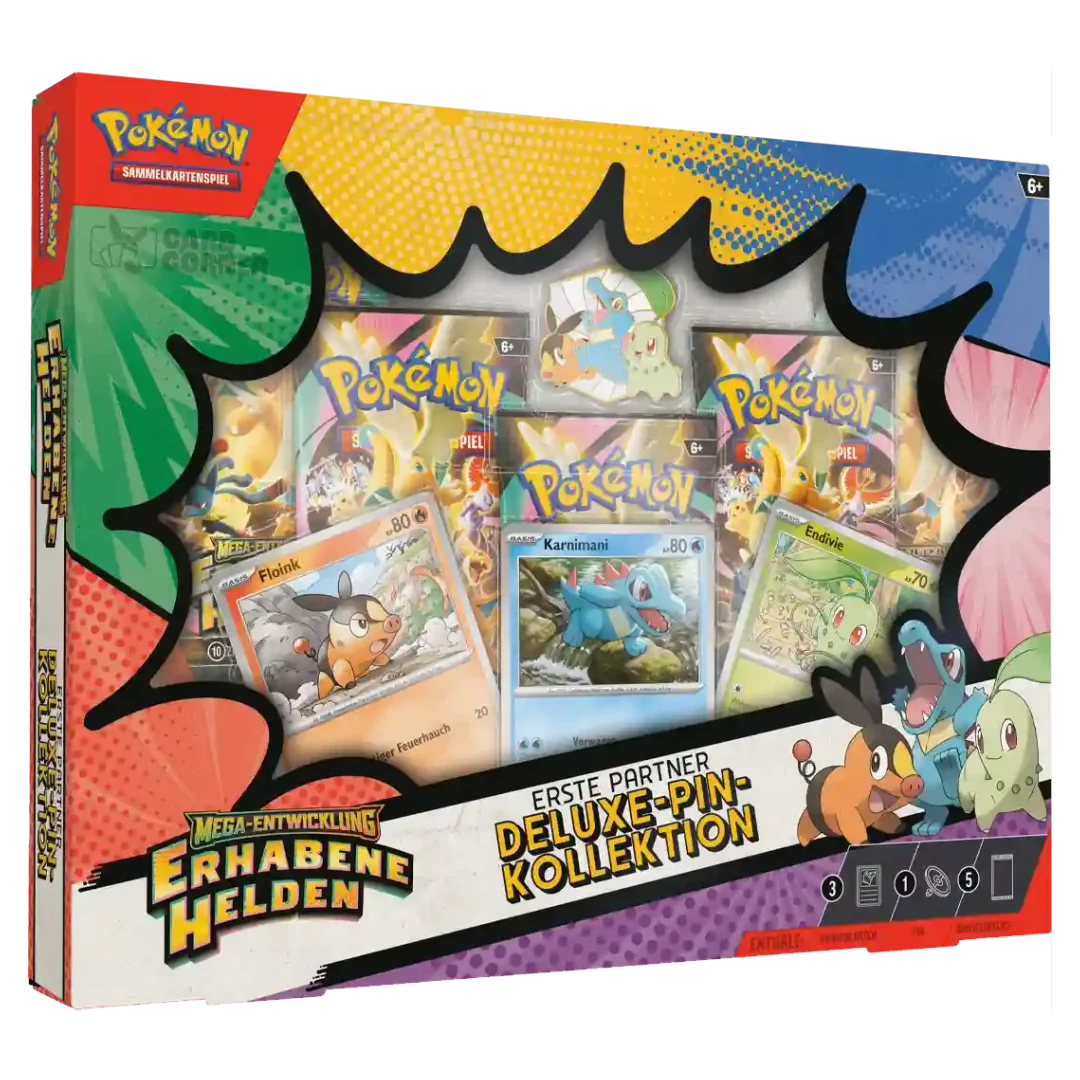 Pokémon Erhabene Helden Deluxe Pin Kollektion - Deutsch
